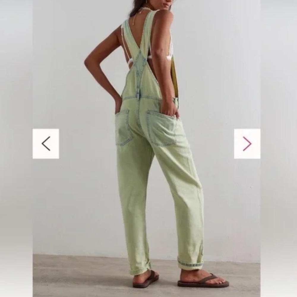 Free People We The Free Ziggy Denim Overalls - Picture 2 of 8